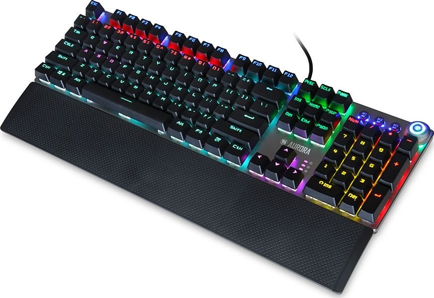 Tastierë iBOX Aurora K-3, USB, e hirtë