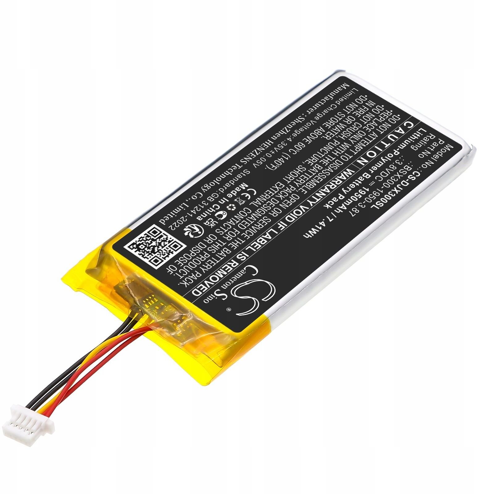 Bateri Li-Polymer për mikrofon DJI MIC Mini, 3.8V, 1950mAh, e zezë