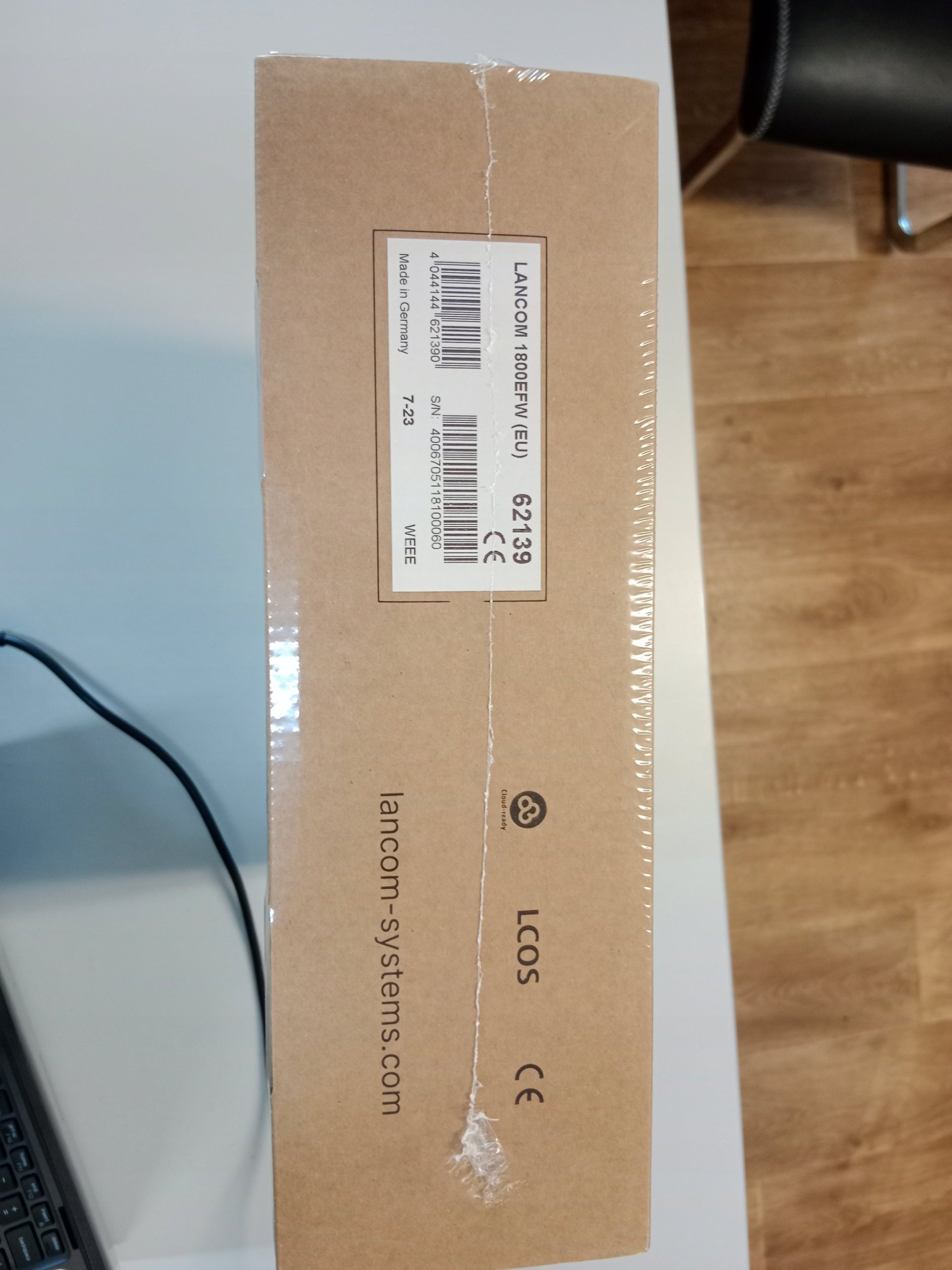 Ruter Lancom 1800EFW EU, profesional, për zyra, i bardhë