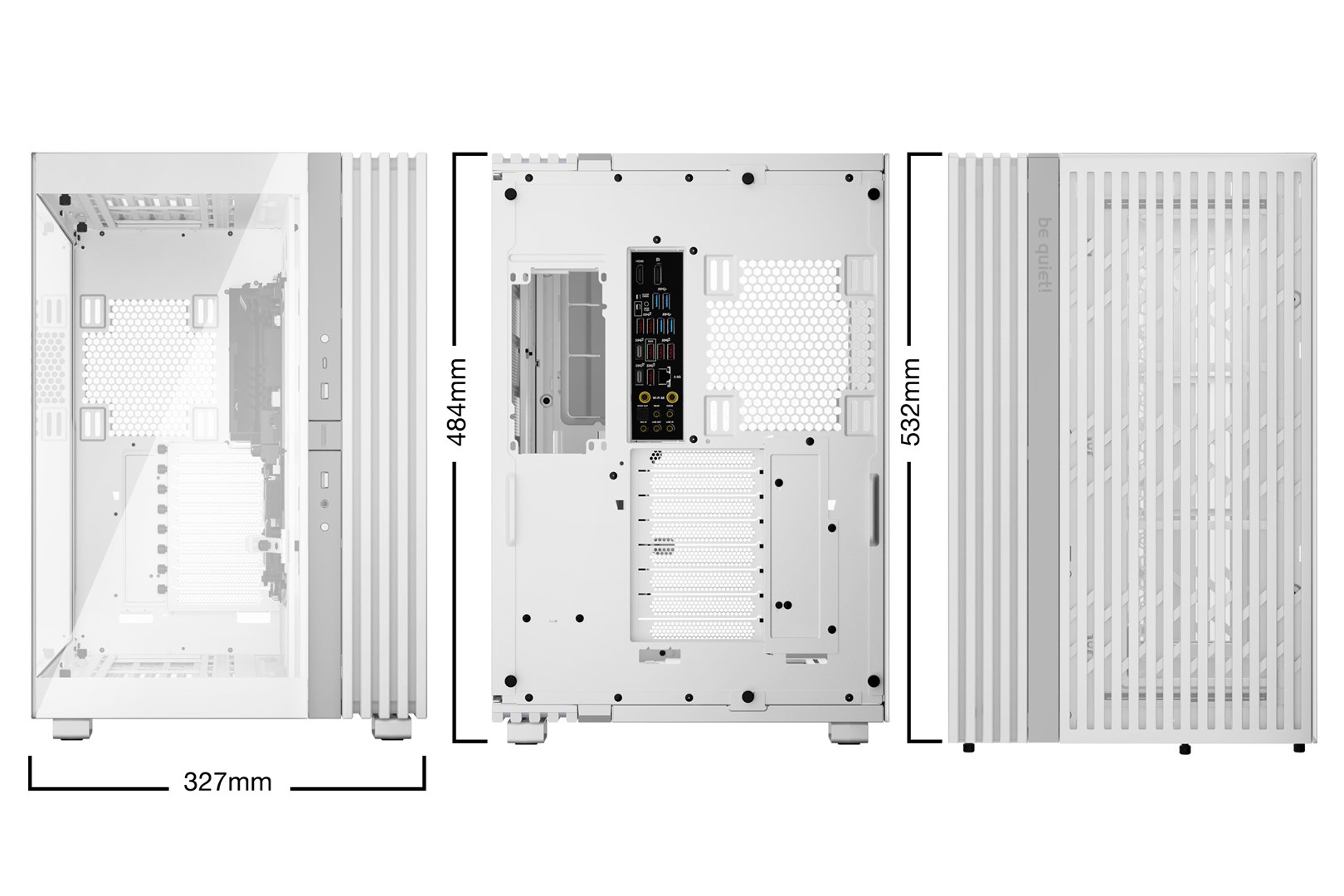 Kaso gaming Be Quiet Dark Base 900 DX, ATX, ARGB, e bardhë