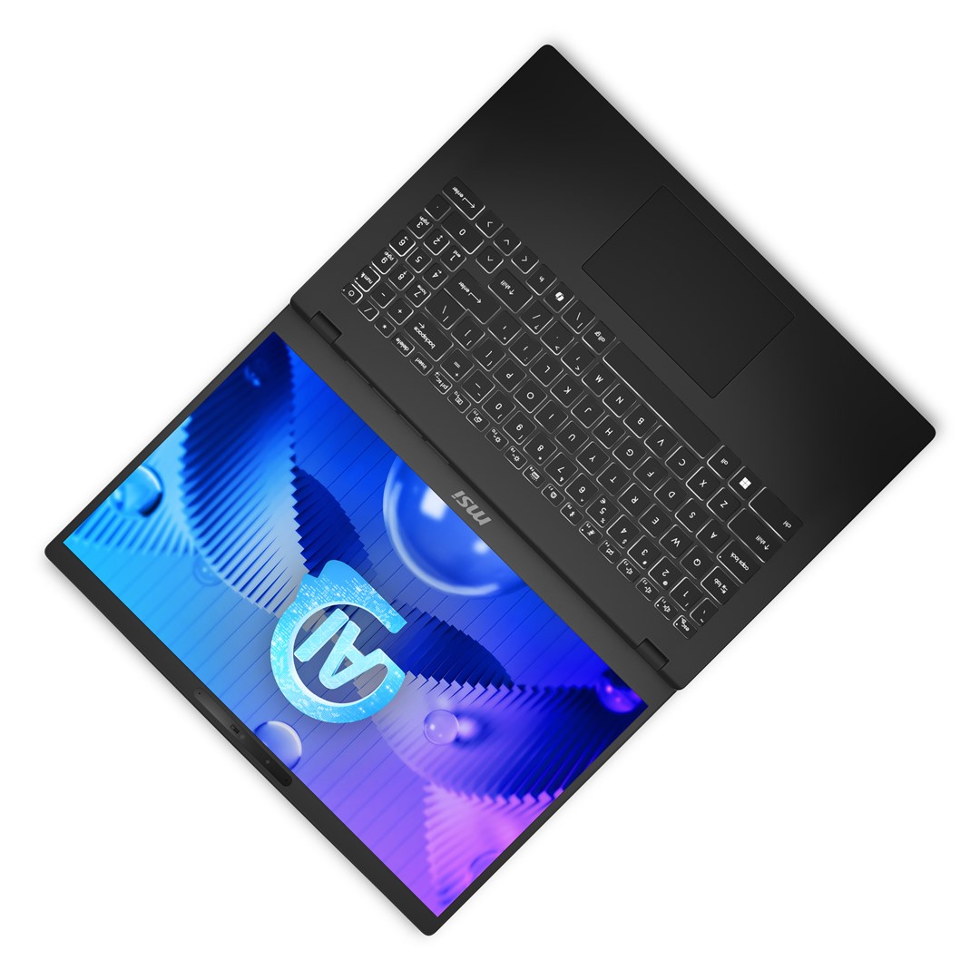 Laptop MSI Modern 15 H AI C1MOG, 15.6", Intel Core Ultra 5, 16GB RAM, 512GB SSD, i zi