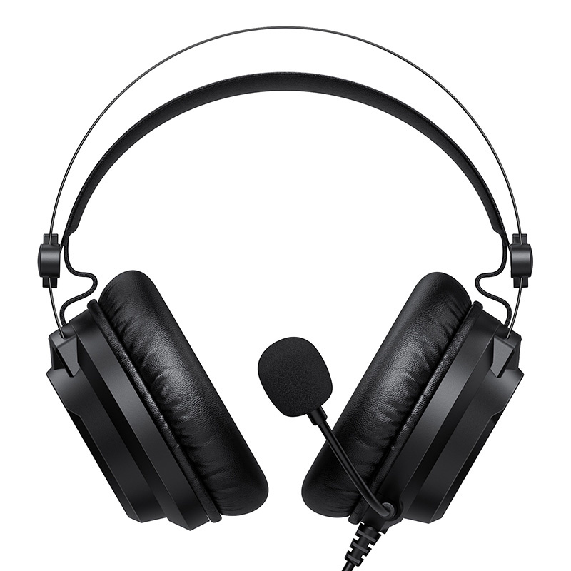 Kufje gaming ONIKUMA X80, mikrofon me reduktim zhurme, ndriçim RGB, të zeza