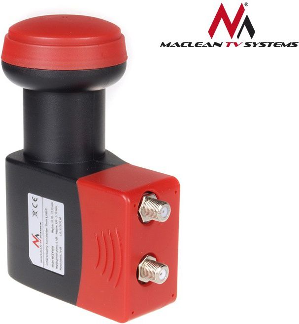 Konvertues satelitor Maclean Twin MCTV-670, i zi / i kuq