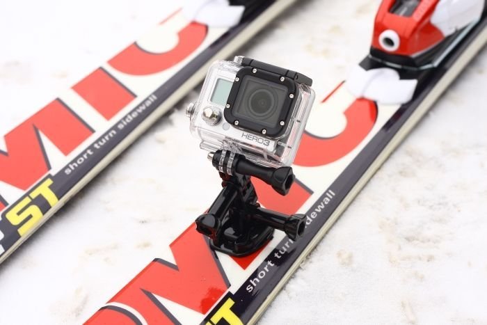 Set stickerash ngjitës Xrec për GoPro, 6 copë, bazamente të sheshta dhe të lakuara, i zi