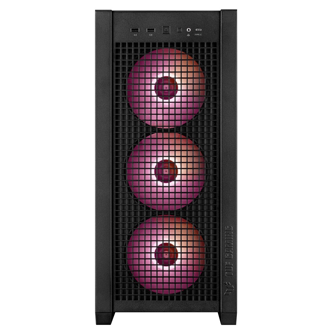Kuti PC ASUS TUF Gaming GT302, MIDI Tower, ARGB, e zezë