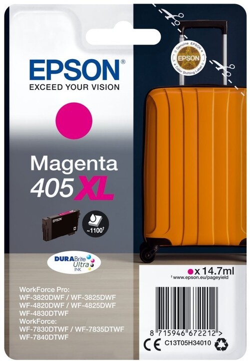 Ngjyrë për printim Epson C13T05H34010, Epson 405XL, Magenta