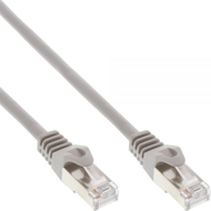 Kabllo rrjeti InLine Patchcord SF UTP, Cat 5e, 0.3m, gri