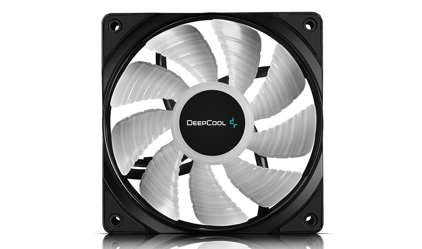 Ftohës Deepcool RF120M, 5 copë, 12 cm, i zi / i tejdukshëm