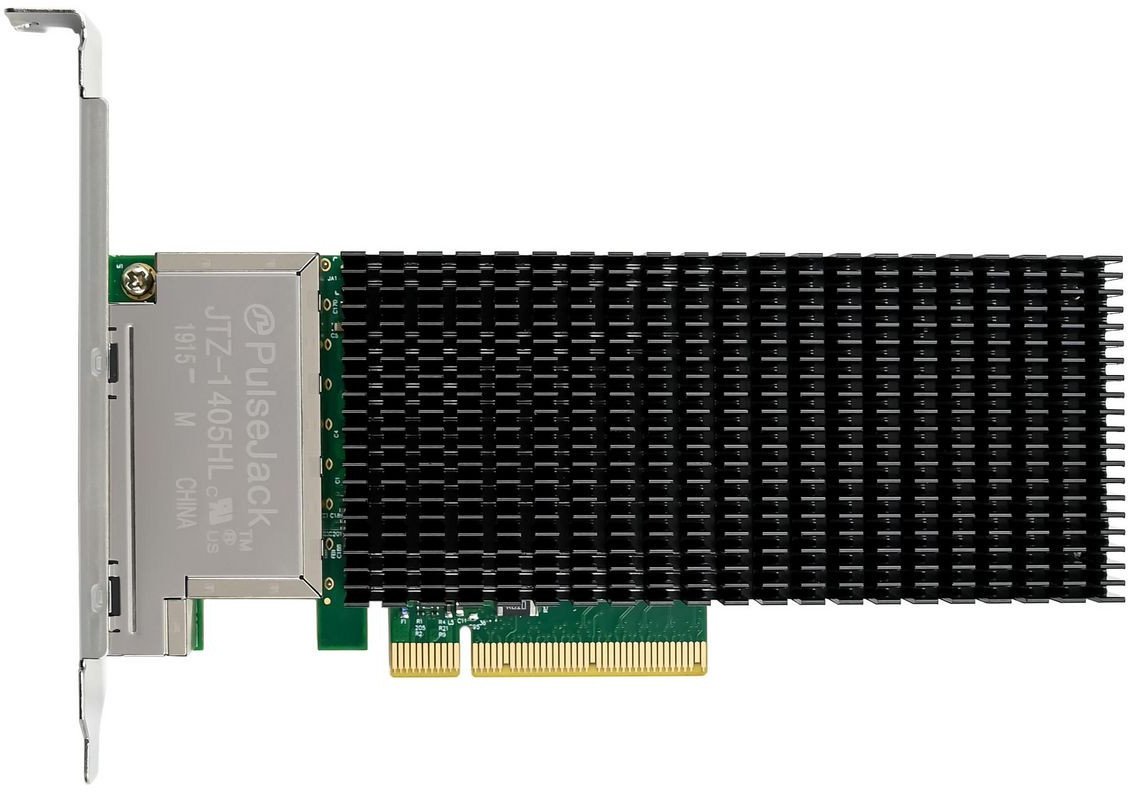 Kartë rrjeti Microconnect X710-T4, PCIe x8, 10GbE, e zezë