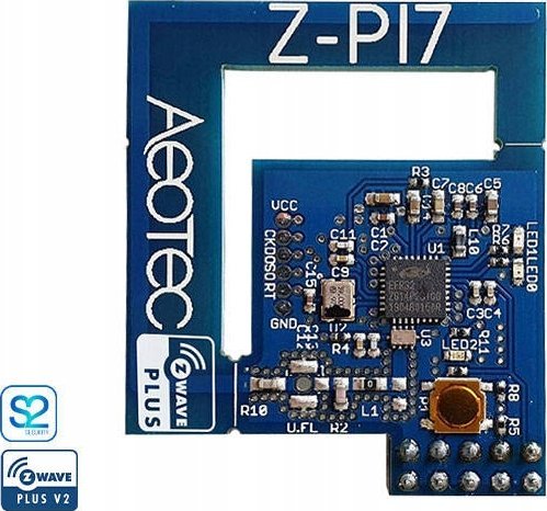 Modul Z-Wave AEOTEC Z-Pi 7, Z-Wave Plus, 868.42 MHz, blu