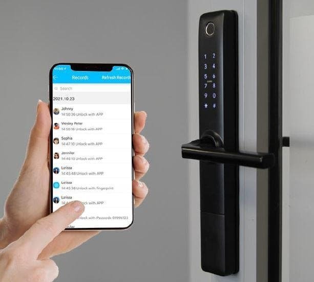 Bravë elektronike Handle With Code, instalim i lehtë, me kod, argjendtë