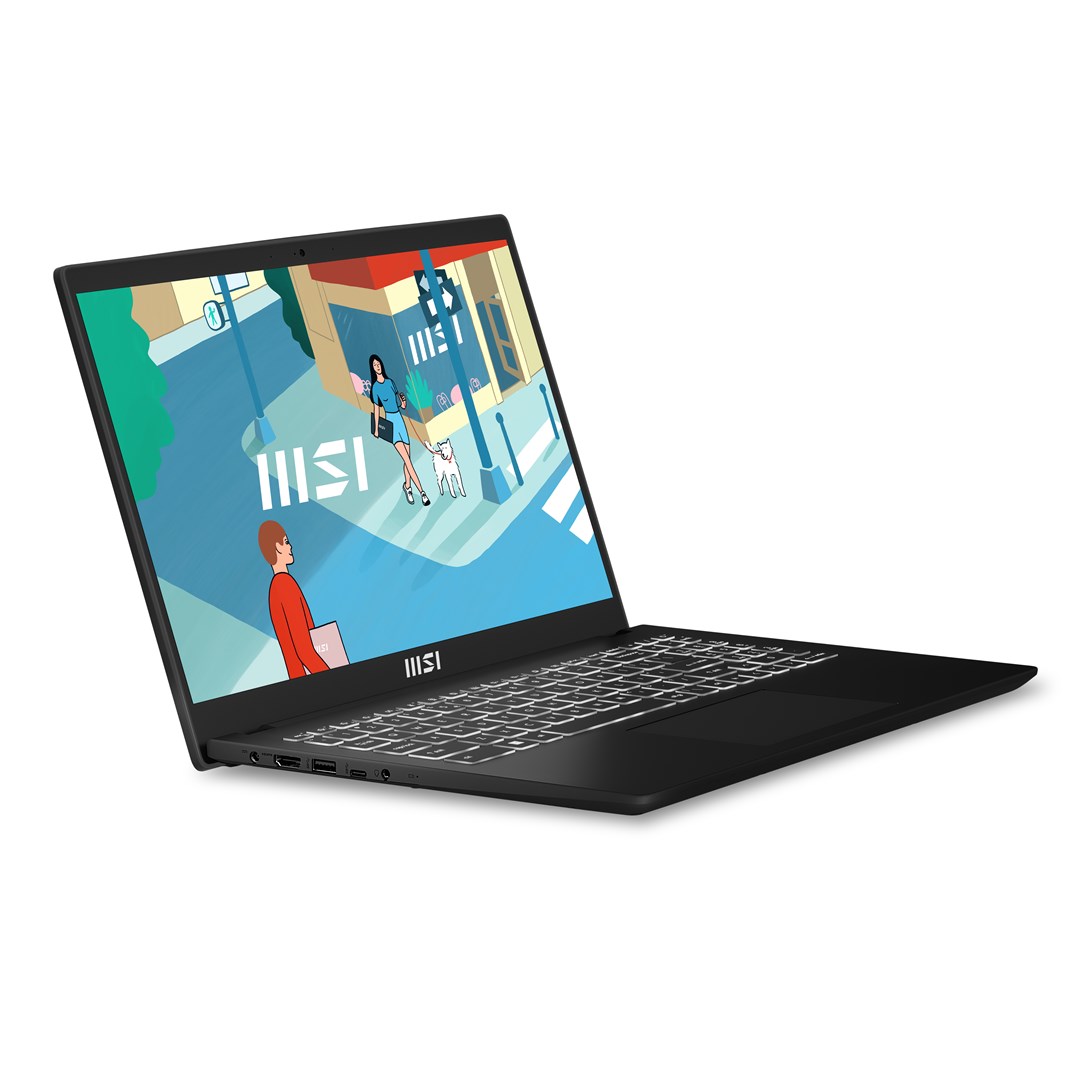 Лаптоп MSI Modern 15, 15.6", Intel i5-13420H, 16 GB RAM, 512 GB SSD, црн