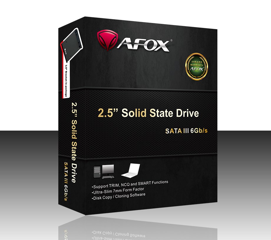 Disk SSD AFOX SD250, 512GB, 2.5" SATA III, QLC 3D NAND