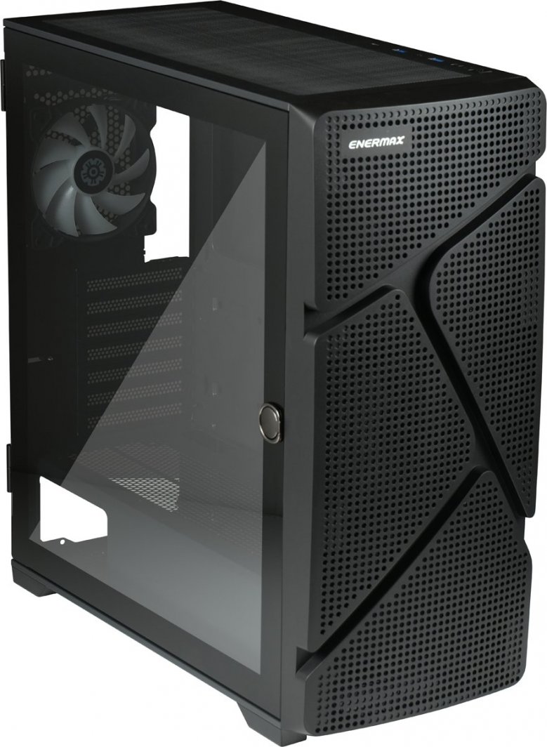 Kasë Enermax MarbleShell MS31 czarny ARGB, Midi Tower