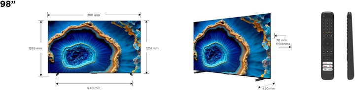 Televizor TCL 98C805, 98" (248cm), 4K UHD, i zi