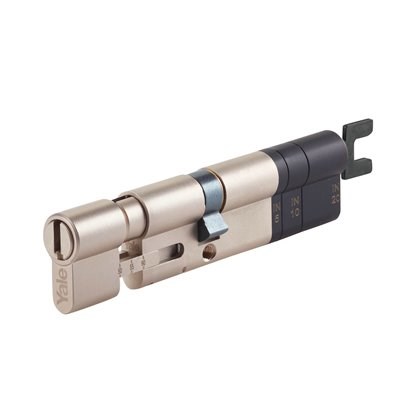 Cilindër dere Yale Linus Adjustable 05/501000/SN, i rregullueshëm, sigurie, argjendtë