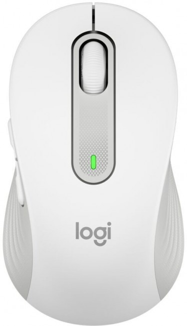 Maus wireless Logitech Signature M650, Bluetooth dhe USB, off white