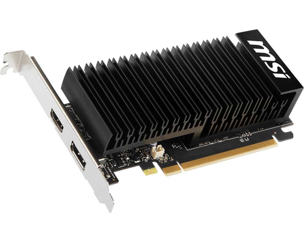 Kartë grafike MSI GeForce GT 1030 4GHD4 LP OC, 4GB GDDR4, NVIDIA, e gjelbër