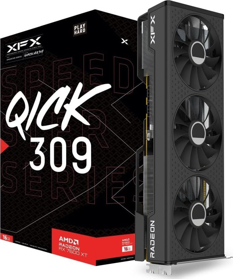 Kartelë grafike XFX Speedster QICK 309 Radeon RX 7600 XT 16GB GDDR6