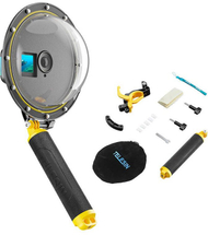 Дом порта за вода TELESIN за DJI Osmo Action 4 3, водоотпорна, проѕирна