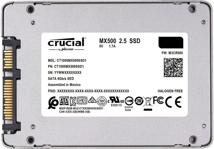 Disk i brendshëm SSD Crucial MX500 - 250GB          