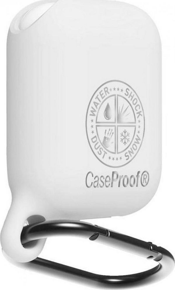 Mbrojtëse CaseProof për AirPods 1/2, e bardhë