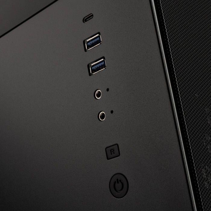 Kasë BitFenix Prodigy M 2022 ARGB, e zezë, Mini Tower