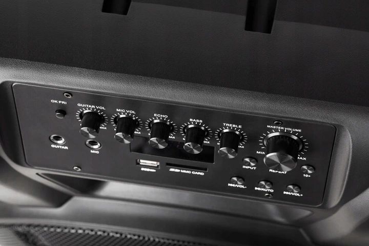 Kolonë portative Kruger&amp;Matz KM1712, Bluetooth, me mikrofona pa tel, e zezë