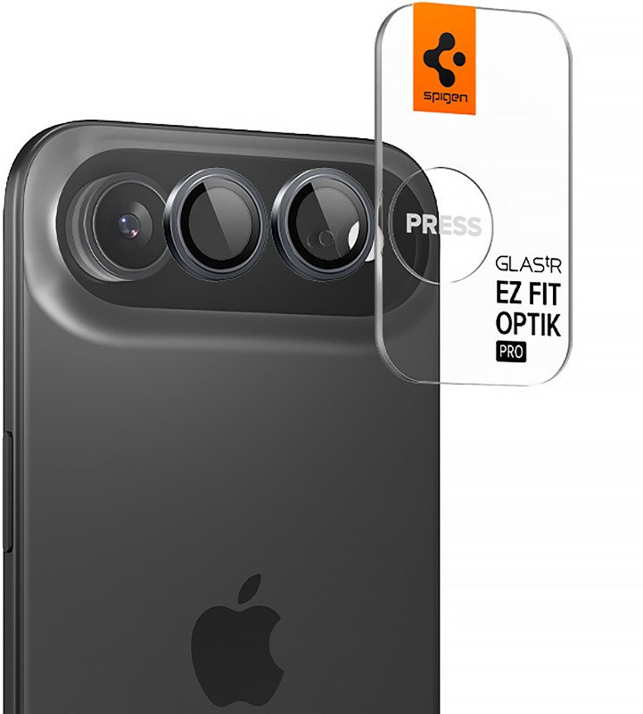 Mbrojtës xhami kamerë Spigen Glas tR EZ Fit Optik Pro, për iPhone, 2 copë, gri