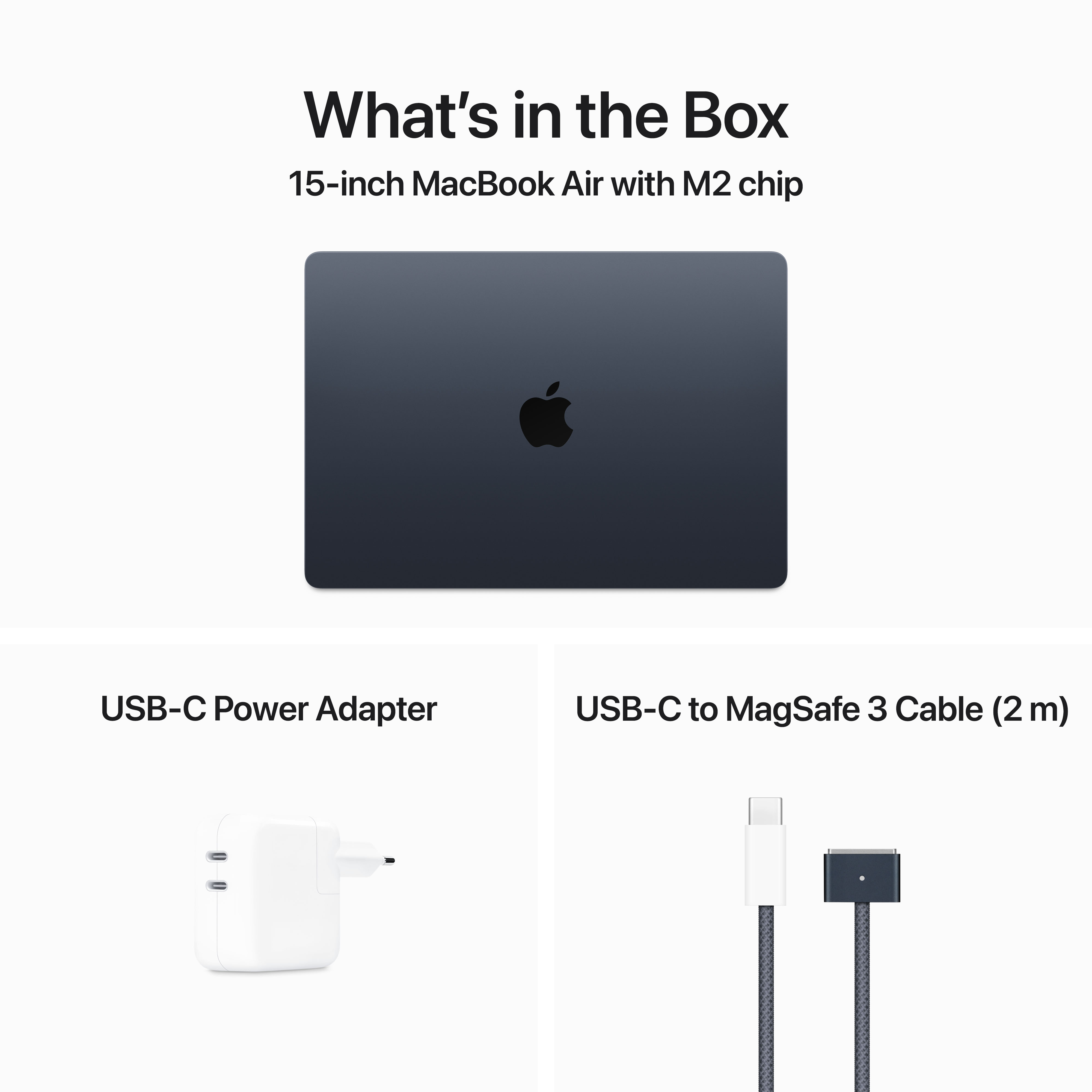 Apple MacBook Air 15", M2 8-Core CPU, 8GB, 512GB, 10-Core GPU, Midnight