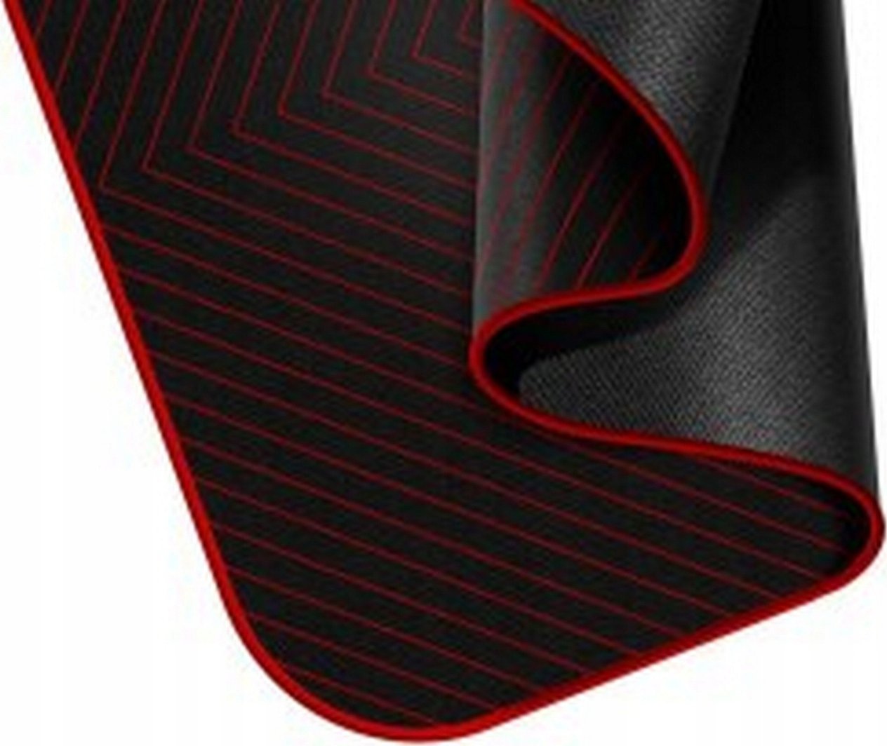 Tapet dyshemeje Defender MOTION, për karrige gaming, gome natyrale, i zi e kuq