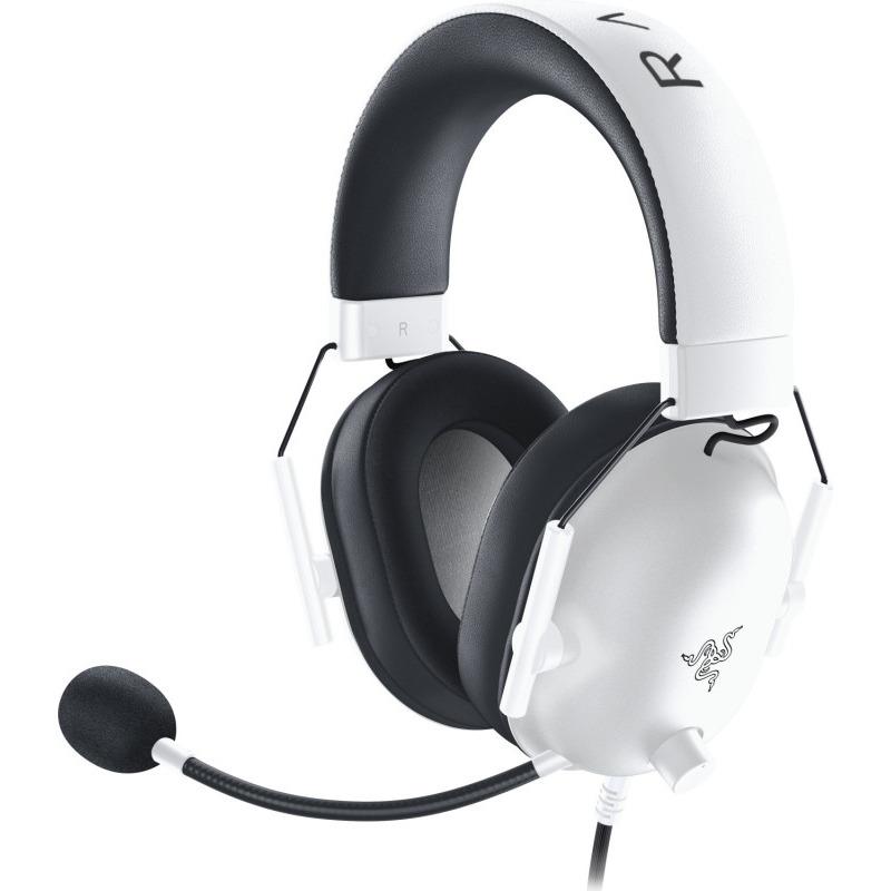 Kufje gaming Razer BlackShark V2 X, 7.1 surround, me mikrofon, të bardha
