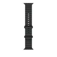 Apple Watch 49mm Band, Black Ocean Band, Black Titanium Finish