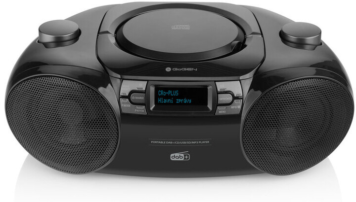 Radio GoGEN CDM 390, e zezë-hirtë