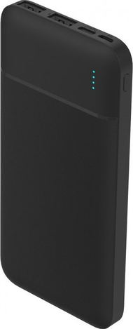 Power bank Platinet 46011, 10000mAh, 20W PD, со кабел USB C, црн