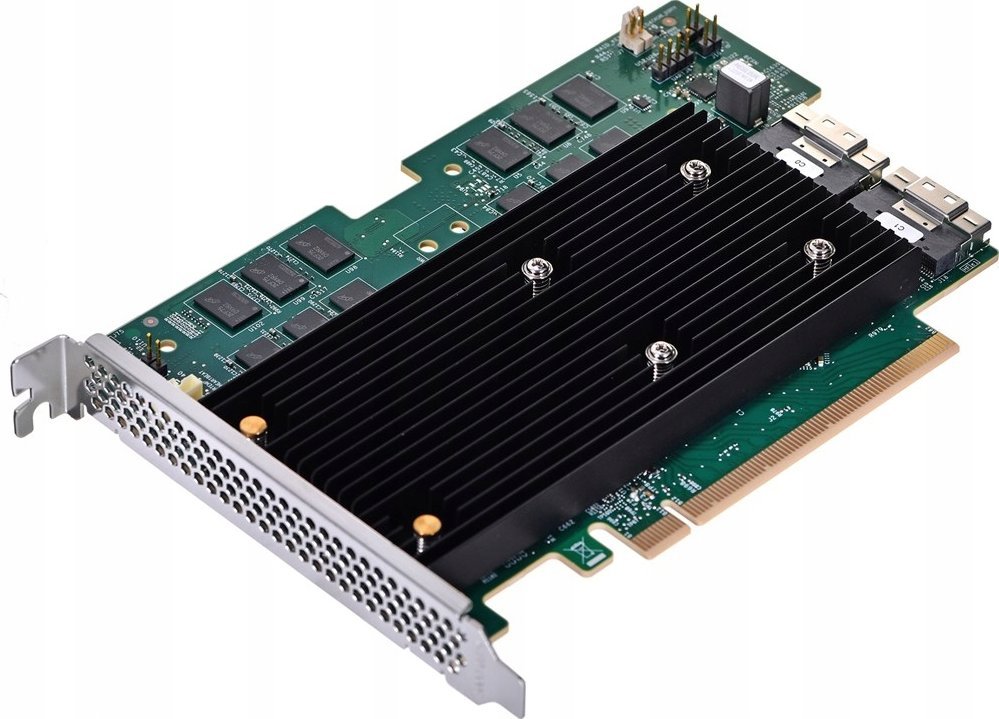 Kartelë RAID Broadcom MegaRAID 9670W-16i, 16 porta, PCI-E 4.0, NVMe SAS SATA