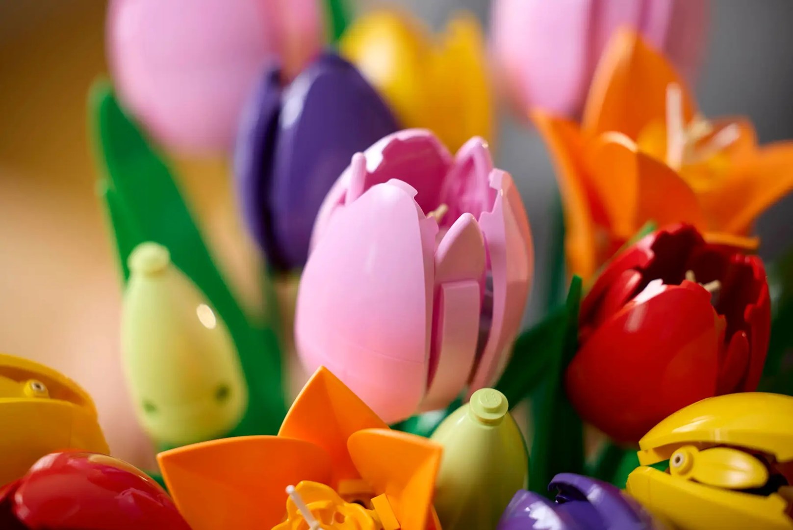 Set LEGO Tulip Bouquet 11501, buqetë dekorative, shumëngjyrëshe