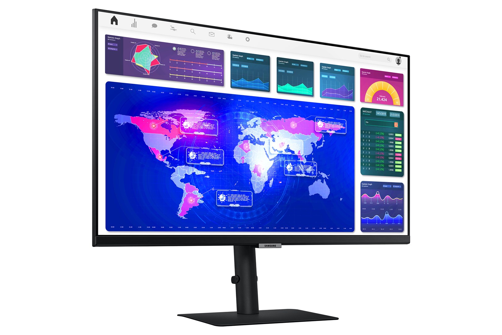 Monitor Samsung ViewFinity S6, 32", 2560 x 1440, 75 Hz, i zi