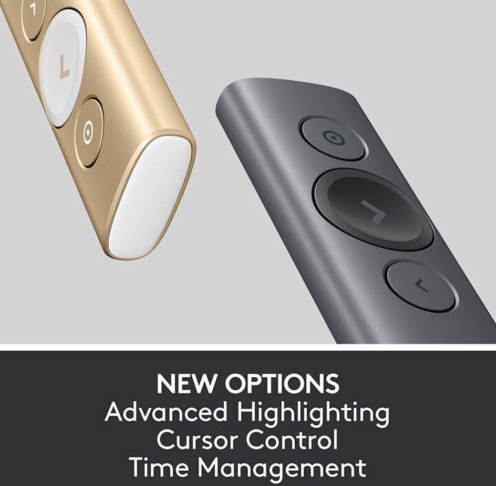 Prezantues Logitech Spotlight, i hirtë