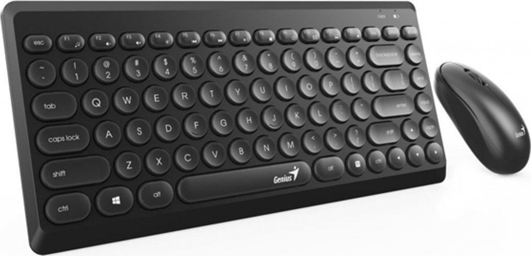 Set tastierë + maus Genius Genius LuxeMate Q8000, i zi