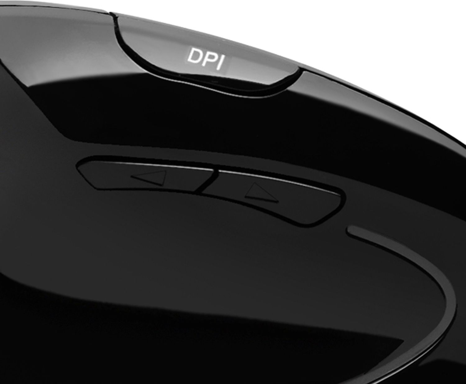 Maus wireless Adesso IMouse E90, vertikal për mëngjarash, 1600 dpi, i zi