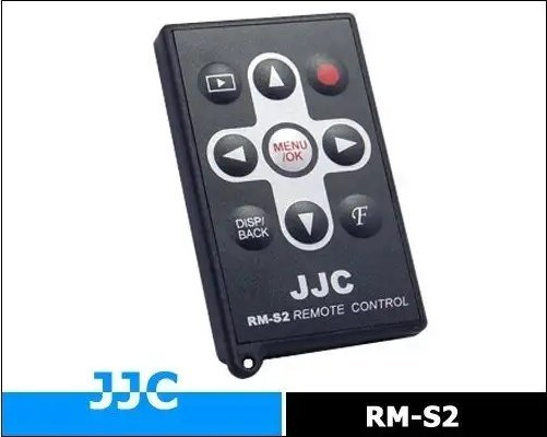 Telekomandë wireless JJC RM-S2, infra të kuqe, për Fujifilm FinePix S2000HD, e zezë