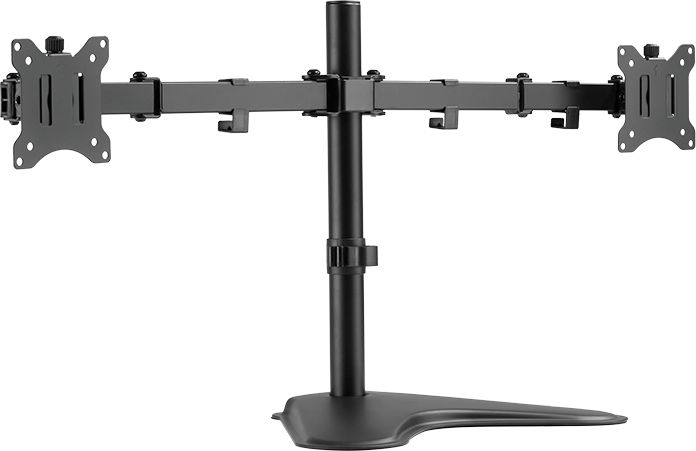 Stendë tavoline për monitorë LogiLink BP0099, për 2 monitorë 13" 32", e zezë