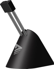 Mbajtëse kabllo për maus Savio MB-01, krahë çeliku fleksibël, bazament gome kundër rrëshqitjes, e zezë