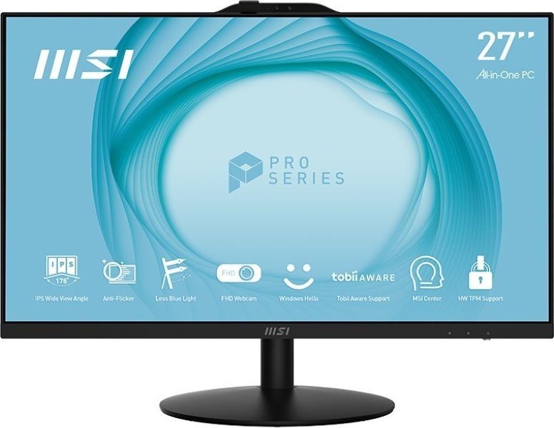 Kompjuter MSI All-in-One PRO AP272P 14M-496EU, 27", Intel Core i5-14400, 16GB RAM, 512GB SSD, Integrated Graphics Card, i zi