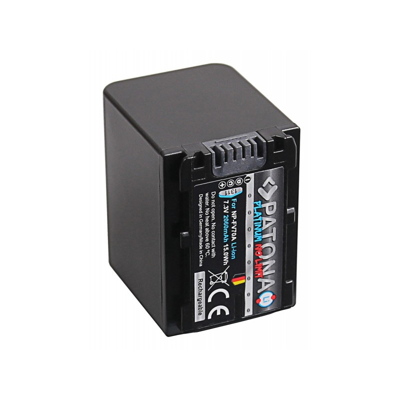 PATONA Platinum Battery f. Sony NP-FV70A