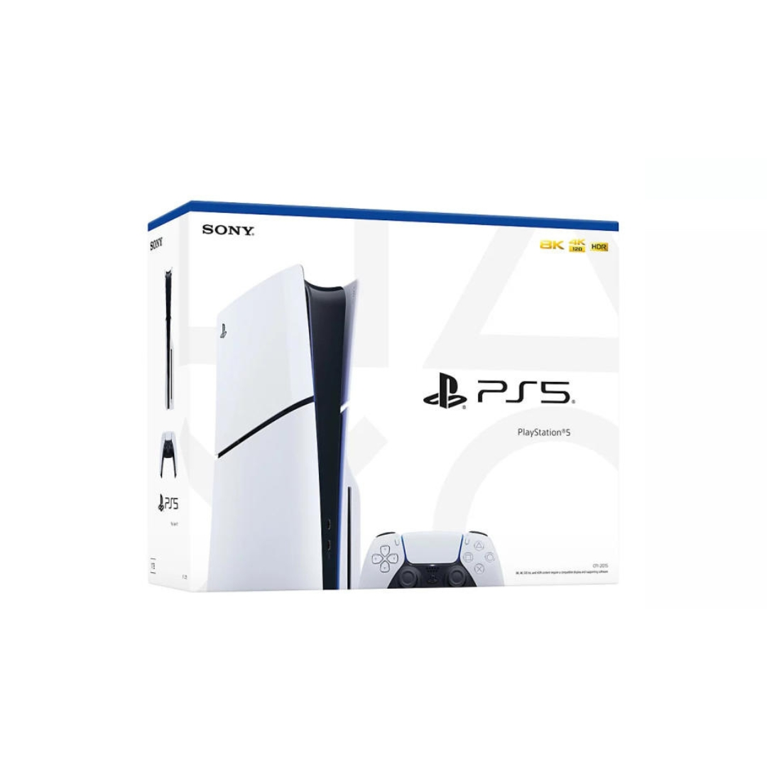 Konzolë Sony PlayStation 5 Slim Blu-Ray, i bardhë