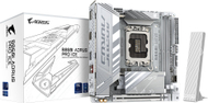 Матична плоча GIGABYTE B860I AORUS PRO ICE, mini ITX, DDR5, PCIe 5.0, бела