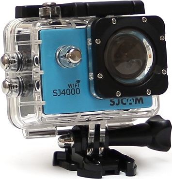 Kamerë sportive SJCAM SJ4000 WiFi, Full HD, 12MP, blu