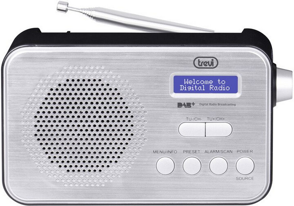 Radio portative Trevi DAB 7F92 R, e zezë